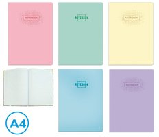 Kniha zznamov A4 linka 96l Pastel,LUMA H236070