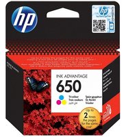 CTR-HP CZ102AE, HP 650, Color, 200str.,orig. ink.