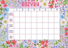 Rozvrh hodin Kvtiny BR057