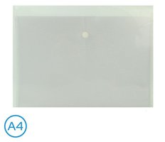 Obal spisov s klopou a drukem A4 LUMA,transparentn