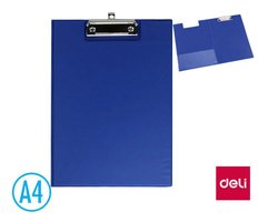 Podložka psací s klipem A4 E38154A -  zavírací modrá