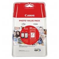 Canon originln ink PG-545 XL/CL-546 XL + 50x GP-501, 8286B006, black/color, Promo pack