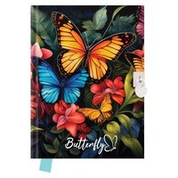 Pamtnk se zmkem 14x18cm, 80l, ist  Butterfly   4750 H24