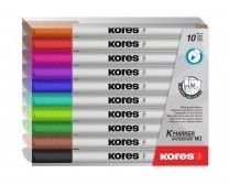 Strateln popisova KORES, sada 10ks, kulat, K-Marker Whiteboard W1   22841