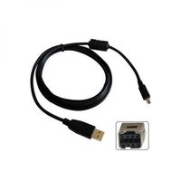 Kabel USB (2.0), USB A M- 8 pin M, 1.8m, ern, Logo, MINOLTA
