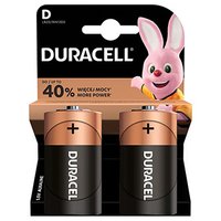 Baterie alkalick, velk monolnek, D, 1.5V, Duracell, blistr, 2-pack, 42342, Basic