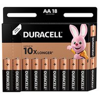 Baterie alkalick, AA, 1.5V, Duracell, blistr, 18-pack, 42306, Basic