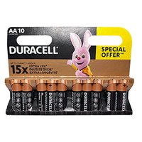 Baterie alkalick, AA, 1.5V, Duracell, blistr, 10-pack, 42308, Basic