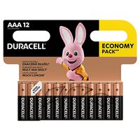 Baterie alkalick, AAA (LR03), AAA, 1.5V, Duracell, blistr, 12-pack, 42325, Basic