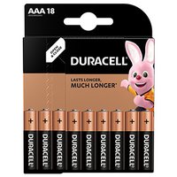 Baterie alkalick, AAA, 1.5V, Duracell, blistr, 18-pack, 42326, Basic