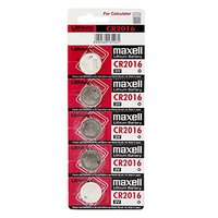 Baterie lithiov, knoflkov, CR2016, 3V, Maxell, blistr, 5-pack