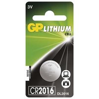 Baterie lithiov, knoflkov, CR2016, 3V, GP, blistr, 1-pack