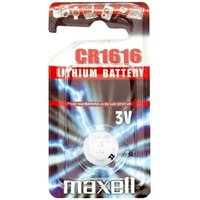 Baterie lithiov, knoflkov, CR1616, 3V, Maxell, blistr, 1-pack