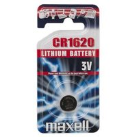Baterie lithiov, knoflkov, knoflkov, CR1620, 3V, Maxell, blistr, 1-pack