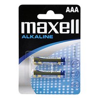 Baterie alkalick, AAA (LR03), LR-3, AAA, 1.5V, Maxell, blistr, 2-pack