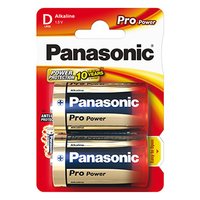 Baterie alkalick, D (LR20), velk monolnek, D, 1.5V, Panasonic, blistr, 2-pack, Pro Power