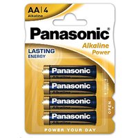 Baterie alkalick, AA (LR6), AA, 1.5V, Panasonic, blistr, 4-pack, Alkaline power
