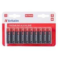Baterie alkalick, AA-LR6 Mignon, AA, 1.5V, Verbatim, blistr, 20-pack, 49877