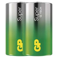 Baterie alkalick, LR20, LR20, 1.5V, GP, folie, 2-pack, SUPER, velk monolnek