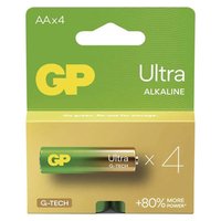 Baterie alkalick, AA, 1.5V, GP, blistr, 4-pack, ULTRA