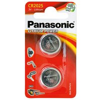 Baterie lithiov, knoflkov, CR2025, 3V, Panasonic, blistr, 2-pack