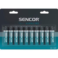 Baterie alkalick, AA (LR6), AA, 1.5V, Sencor, blistr, 10-pack