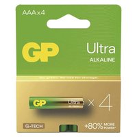 Baterie alkalick, AAA, 1.5V, GP, blistr, 4-pack, ULTRA
