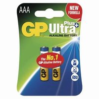 Baterie alkalick, AAA, 1.5V, GP, blistr, 2-pack, Ultra Plus