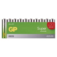 Baterie alkalick, AA (LR6), AA, 1.5V, GP, flie, 20-pack, Super