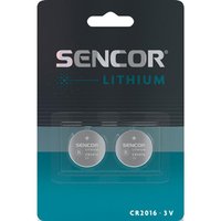 Baterie lithiov, CR2016, CR2016, 3V, Sencor, blistr, 2-pack