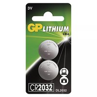 Baterie lithiová, CR2032, CR2032, 3V, GP, blistr, 2-pack