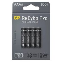 Nabíjecí baterie, AAA (HR03), 1.2V, 800 mAh, GP, papírová krabička, 4-pack, ReCyko Pro