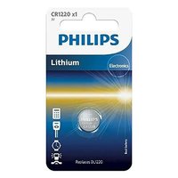 Baterie lithiová, CR1220, CR1220, 3V, PHILIPS, blistr, 1-pack, CR1220/00B, knoflíková,38 mAh