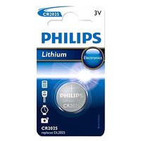 Baterie lithiová, CR2025, CR2025, 3V, PHILIPS, blistr, 1-pack, CR2025/01B, knoflíková, CR2025