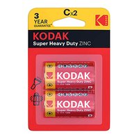 Baterie jednorzov zinkochloridov, tukov, LR14, 1.5V, Kodak, blistr, 2-pack, KOD-R14, Extra Heav