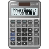 Casio Kalkulaka MS 120 FM, stbrn, stoln s vpotem DPH, mare, procent vetn zisku