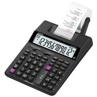 Casio Kalkulačka HR 150 RCE, černá, dvanáctimístná, s tiskem, duální napájení, dvoubarevný tisk
