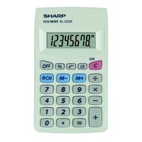 Sharp Kalkulaka EL-233S, bl, kapesn, osmimstn