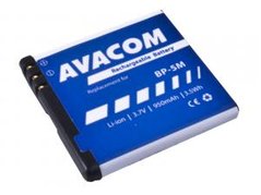 Avacom baterie pro Nokia N81, 6500 Slide, Li-Ion, 3,7V, 950mAh, 3,5Wh, (nhrada BP-5M)