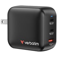 Verbatim, Mini GaN sov nabjeka do st 2 x USB-CR PD 100W a 1 x USB-A QC 3.0, ed, 100 W, vym