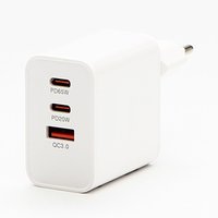 Powerton Sov adaptr 65W, 3 porty, USB-C, USB-A, 65W GaN Charger