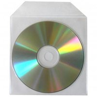 Oblka na 1 ks CD, polypropylen, prsvitn, s nelepic klopou, 100-pack, cena za 1 ks