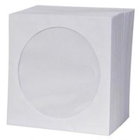 Oblka na 1 ks CD, papr, bl, s oknkem, Logo, 100-pack