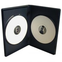 Box na 2 ks DVD, černý, slim, 7mm, 100-pack, cena za 1 ks