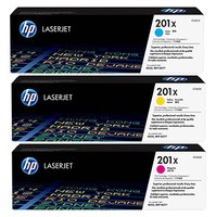 HP originln toner CF253XM, HP 201X, CMY, 6900 (3x2300)str., 3ks