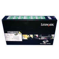 Lexmark originln toner X748H3YG, yellow, 10000str., high capacity