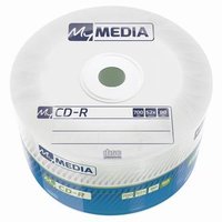 MyMedia CD-R, 69201, 50-pack, 700MB, 52x, 80min., 12cm, bez možnosti potisku, wrap, Standard, pro ar