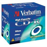 Verbatim CD-R, 43428, High Capacity, 10-pack, 800MB, 40x, 90min., 12cm, bez monosti potisku, jewel