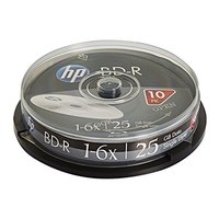 HP BD-R, Single Layer 25GB, Standard, cake box, BRE00071-3, 69321, 6x, 10-pack, pro archivaci dat