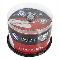 HP DVD-R, DME00025-3, 69316, 4.7GB, 16x, spindle, 50-pack, bez monosti potisku, 12cm, pro archivaci